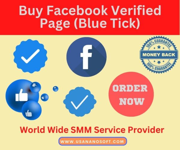 Buy Facebook Verified Page (Blue Tick)