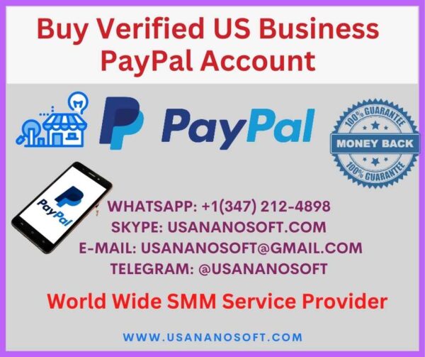 Buy Verified US Business PayPal Account