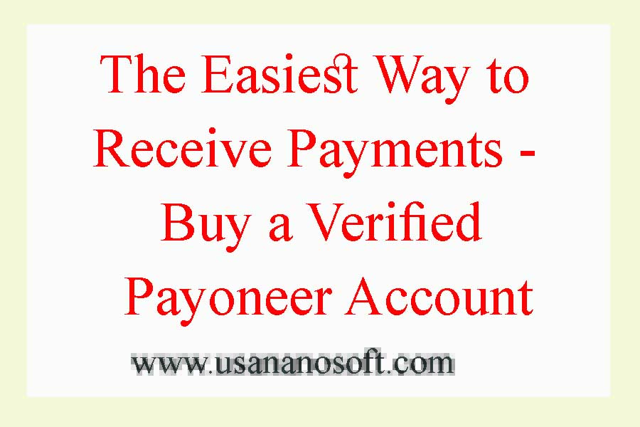Buy a Verified Payoneer Account