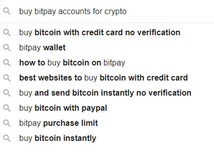 Verified Bitpay Accounts